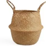 Woven Seagrass Belly Basket 1