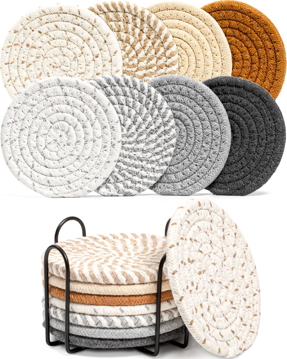 Drink Coasters with Holder