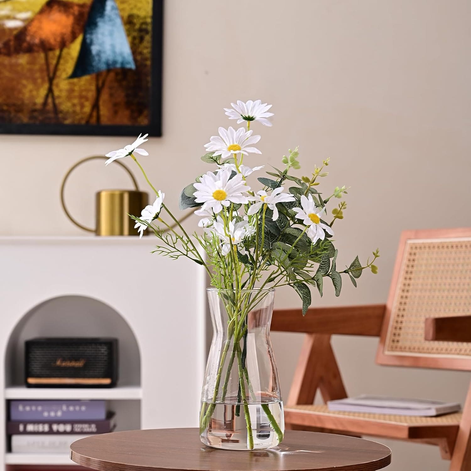 Clear Glass Flower Vases 1