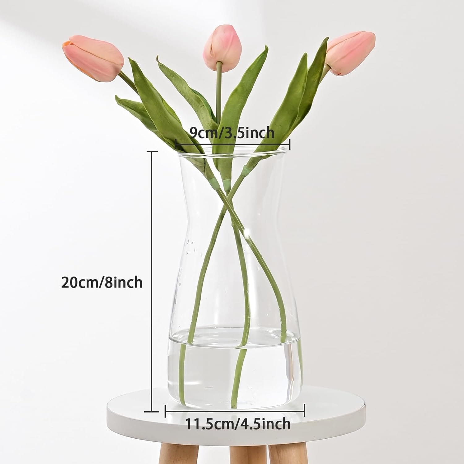 Clear Glass Flower Vases 2