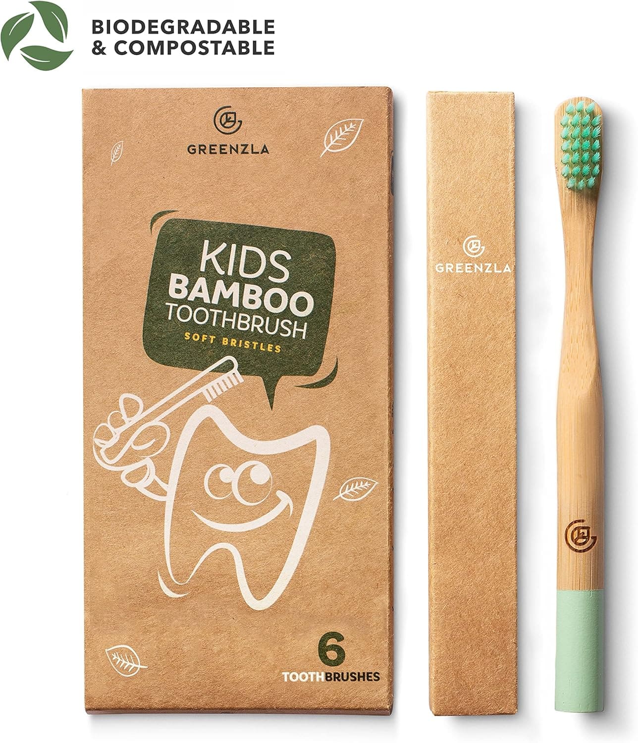Kids Bamboo Toothbrushes 1