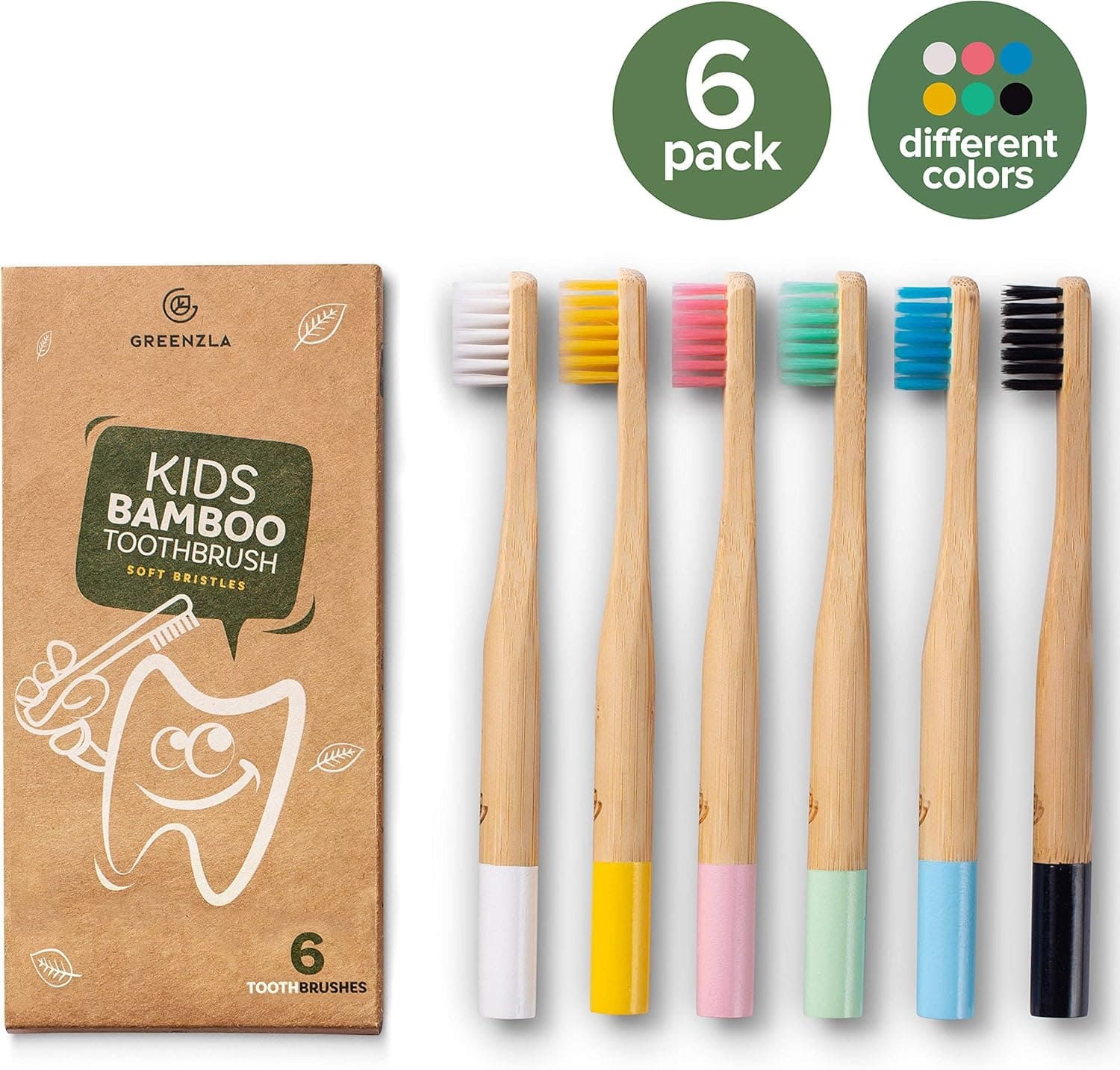Kids Bamboo Toothbrushes 3