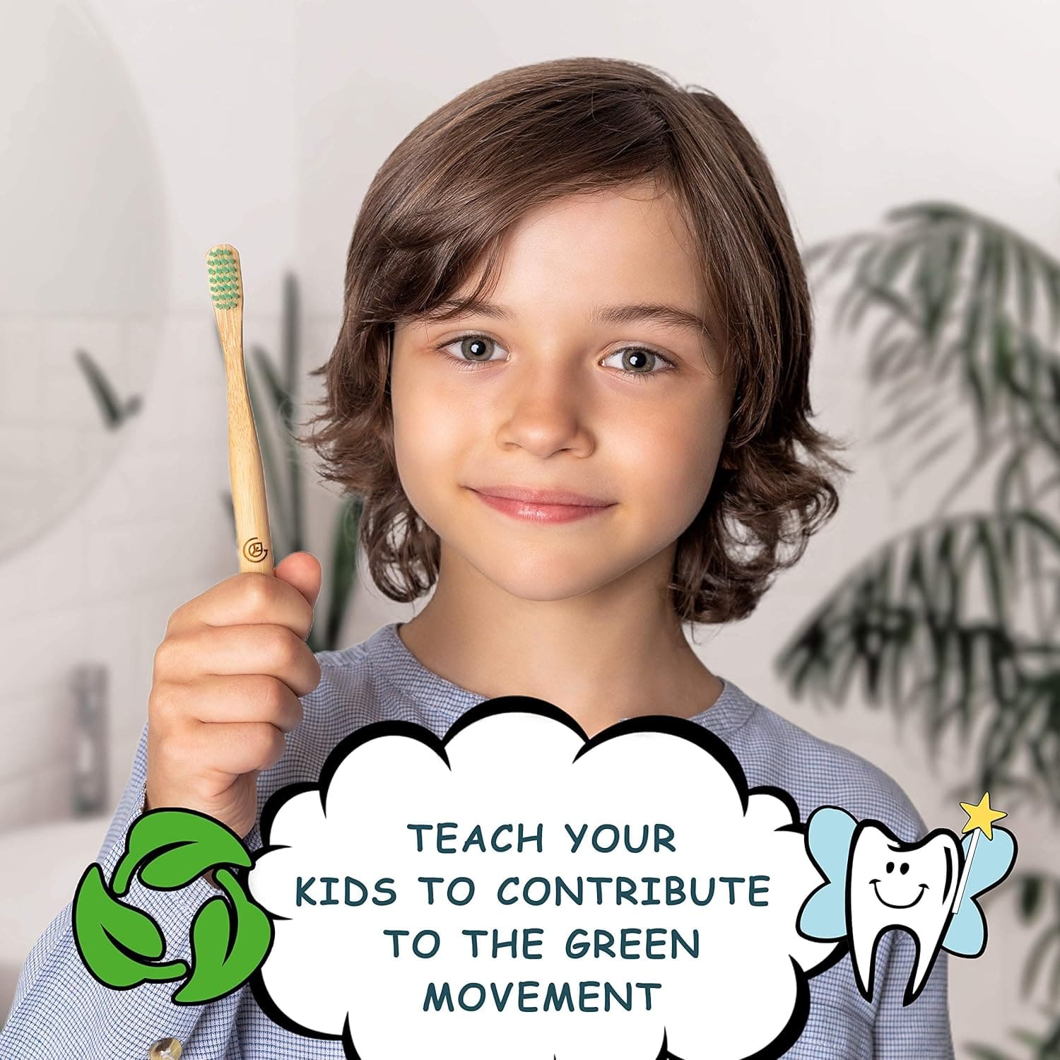 Kids Bamboo Toothbrushes 5